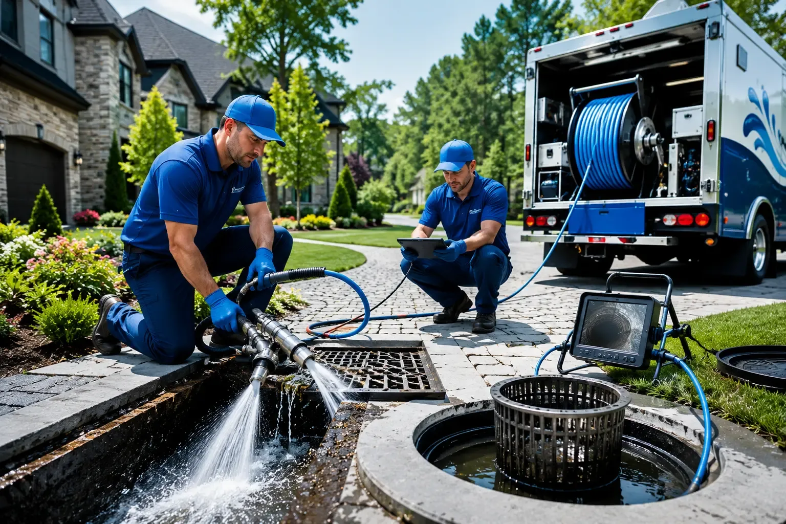 Local outdoor drain cleaning professionals in Marble Rock, IA